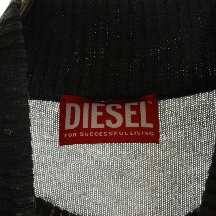 DIESEL（ディーゼル） K-DENIM-ZIP KNITWEARジップアップ ニット