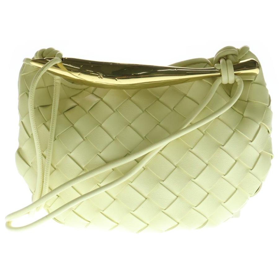 本物 ボッテガ ヴェネタ BOTTEGA VENETA イントレチャート 2WAY ショルダーバッグ ハンドバッグ ポシェット レザー ボルドー Intrecciato バッグ 中古・ BOTTEGA VENETA（ボッテガ・ヴェネタ） ミニ ザ ポーチ イントレ
