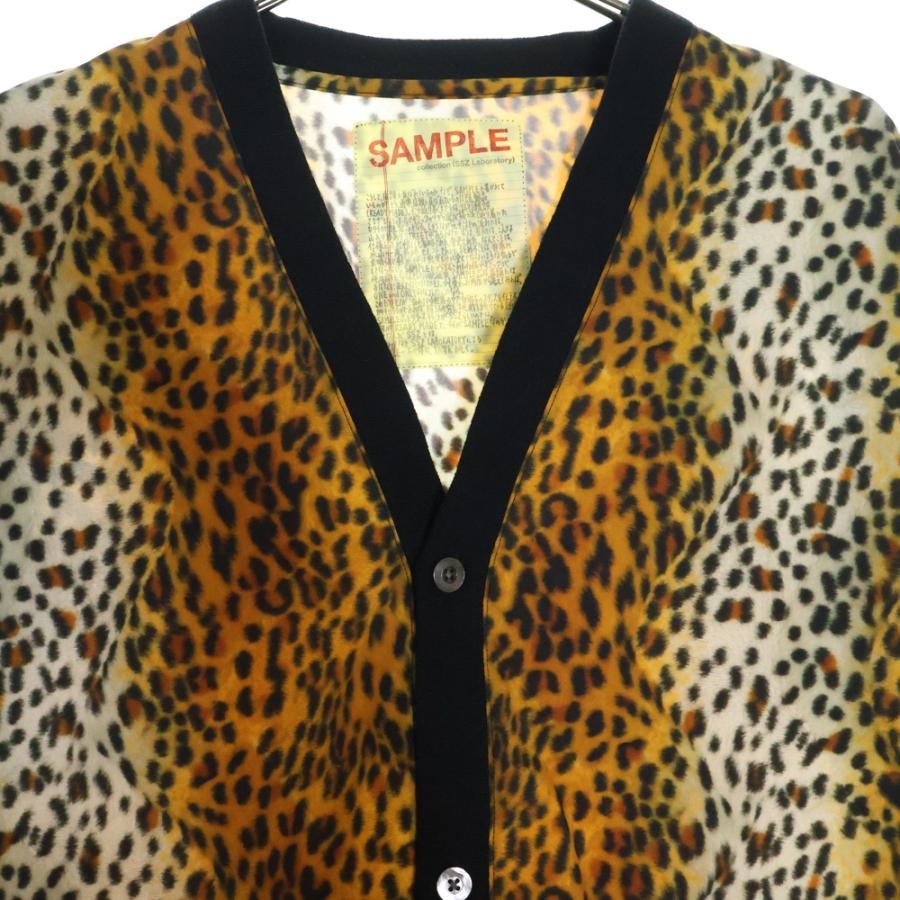 HUF◇カーディガン(厚手)/L/ナイロン/マルチカラー/レオパード/kn80070