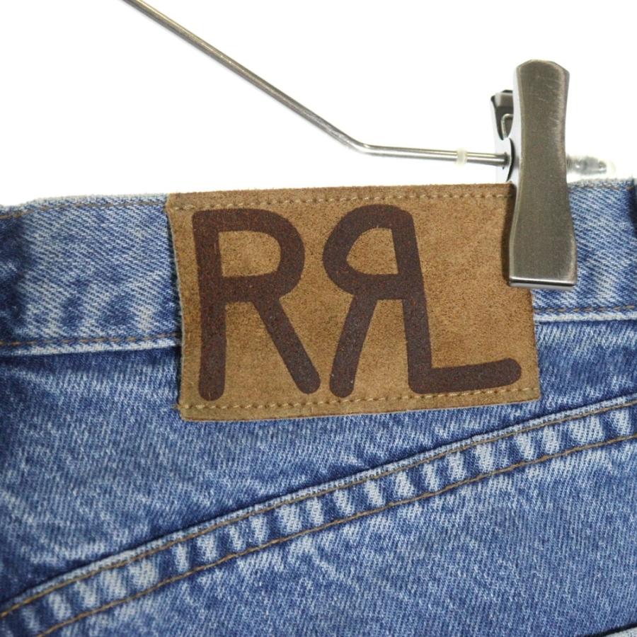 RRL (ダブルアールエル) 90s DENIM PANTS 革パッチ ジッパーフライ
