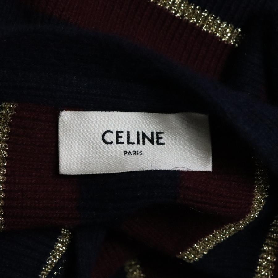 CELINE（セリーヌ） 21AW ストライプ ウール ニットカーディガン