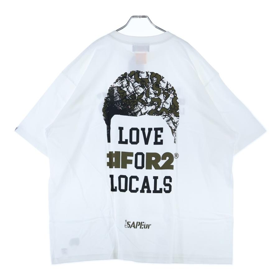 SAPEur サプール ×FR2 LOVE #FOR2 LOCALS 両面プリント 半袖