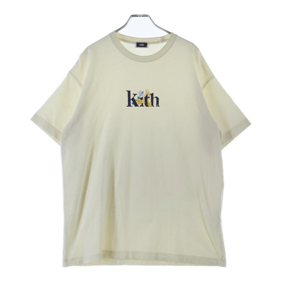 KITH（キス） フラワープリント フロントロゴ クルーネック 半袖T