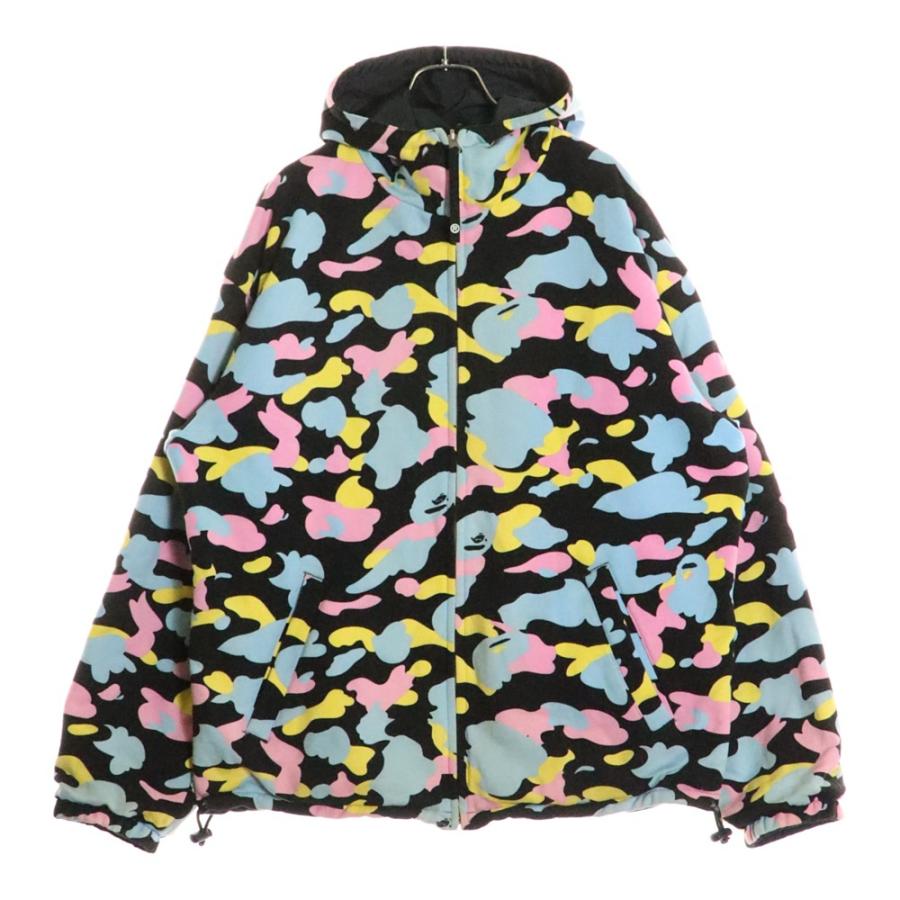 A BATHING APE フルジップパーカー マルチカモ A BATHING APE（アベイシングエイプ） マルチカモ ナイロン
