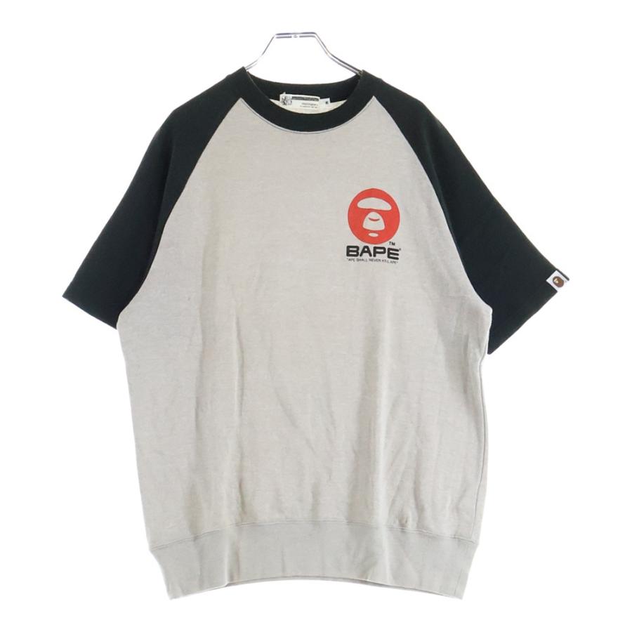 A BATHING APE（アベイシングエイプ） 90s ロゴプリント ラグラン半袖T