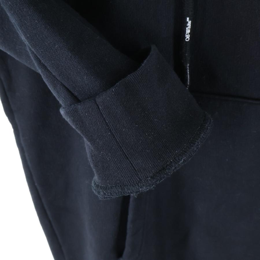 Off-White™ フーディ ブラック 2013年製 OFF-WHITE オフホワイト 20AW 阪急限定 バック ダイアグ ロゴプリント