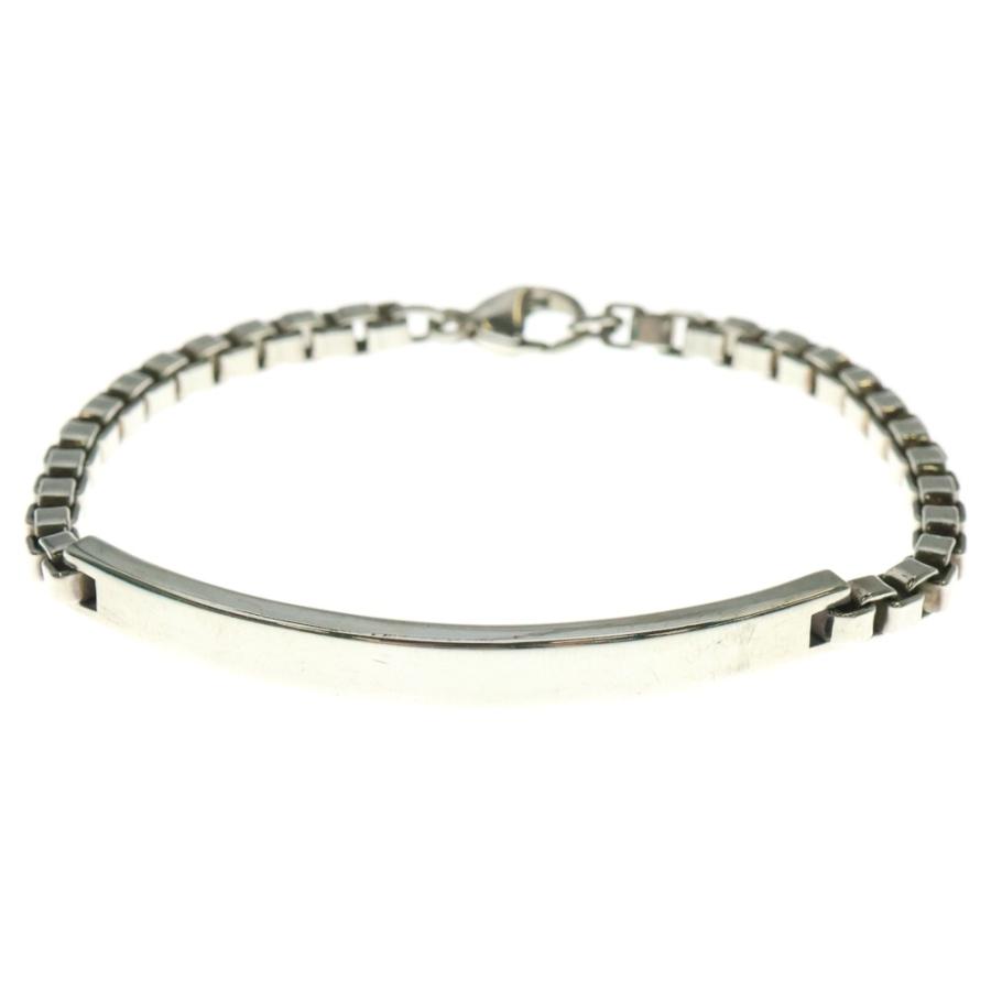 TIFFANY&Co ティファニー ベネチアンリンク IDブレスレット シルバー