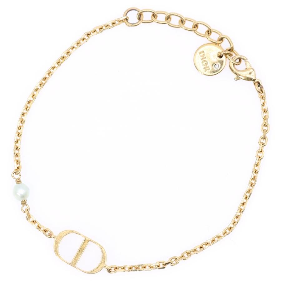 DIOR ディオール PETIT CD CDロゴ レジンパール ラインストーン