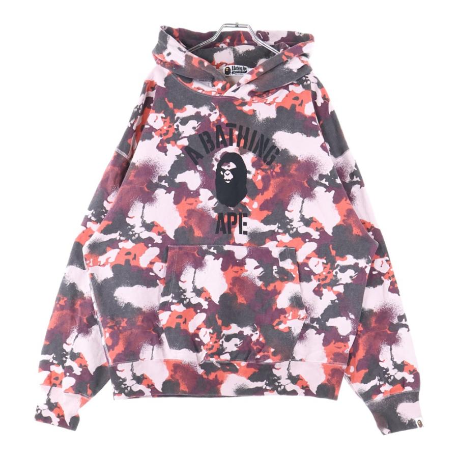 A BATHING APE（アベイシングエイプ） MAP CAMO PULLOVER HOODIE 
