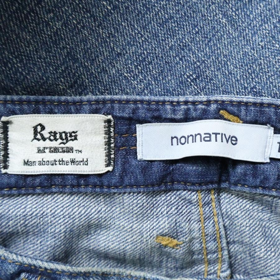 nonnative（ノンネイティブ） ダメージ加工 ストレート デニム パンツ