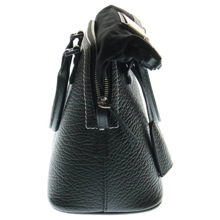 Maison Margiela メゾンマルジェラ 5AC MINI 2WAY ミニ レザー ショルダー ハンドバッグ ブラック S56WG0082 Maison Margiela（メゾンマルジェラ） メゾン マルジェラ MAISON