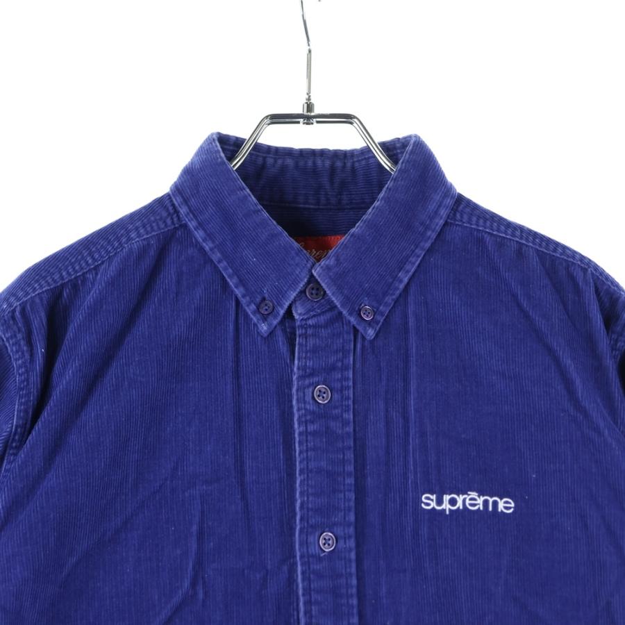 Supreme（シュプリーム） 18AW Corduroy Shirt コーデュロイ 胸ロゴ