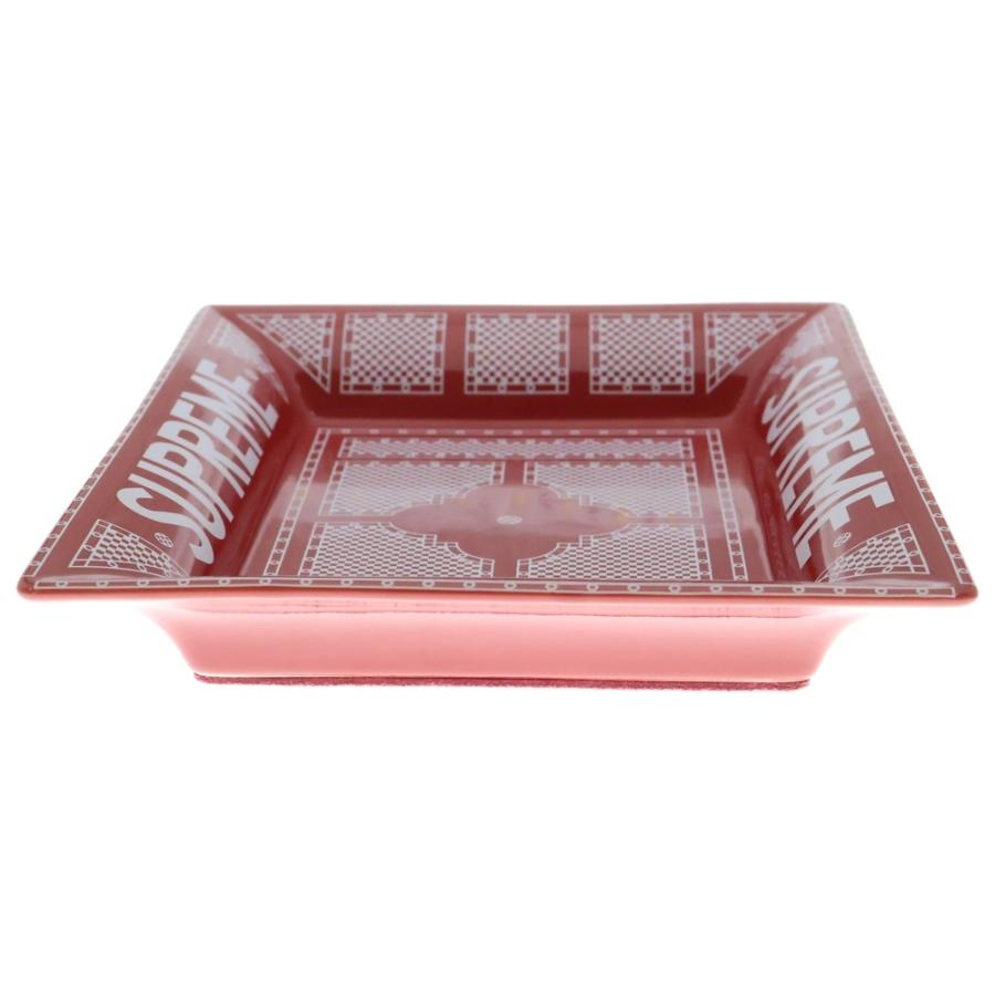 HERMES Sellierセリエ 赤 トレイ 小物入れ 灰皿 陶器 箱　即決◎ Supreme（シュプリーム） 12SS Hermes Ceramic Tray エルメス