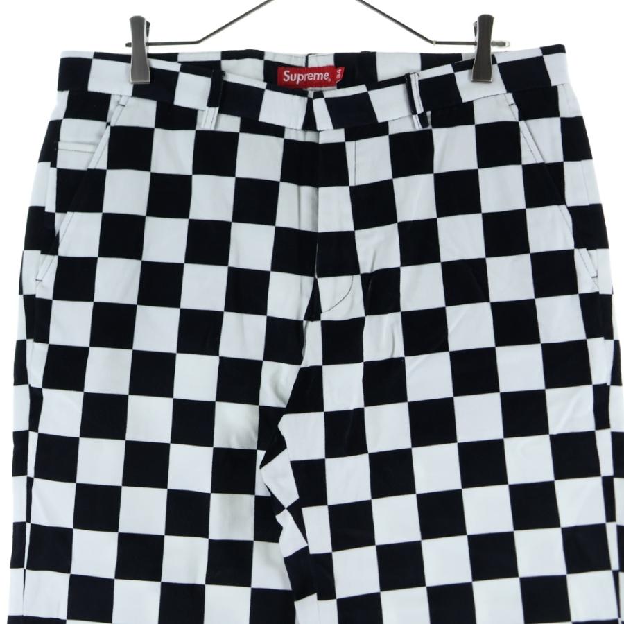 SUPREME シュプリーム 20AW ベルベット トラウザー ベロア チェック Supreme（シュプリーム） 20AW Velvet Trouser ベルベット トラウザー