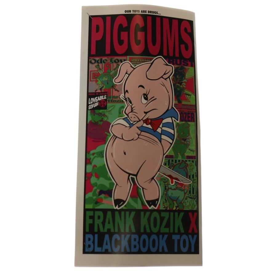 ブラックブックトイ kozik piggums コジック ピグマス ソフビ ブラックブックトイ × Frank Kozik Hologram Piggums フランク