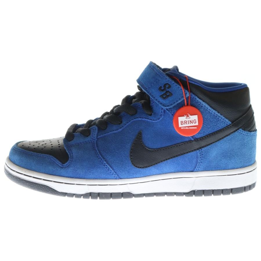 NIKE（ナイキ） SB Dunk Mid Royal Blue Black ハイカットスニーカー