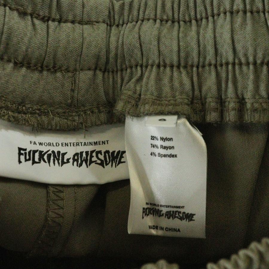 fuckingawesom ナイロンパンツ FUCKING AWESOME RIOT SHELL PANTS パンツ ナイロンパンツ 総柄 FA