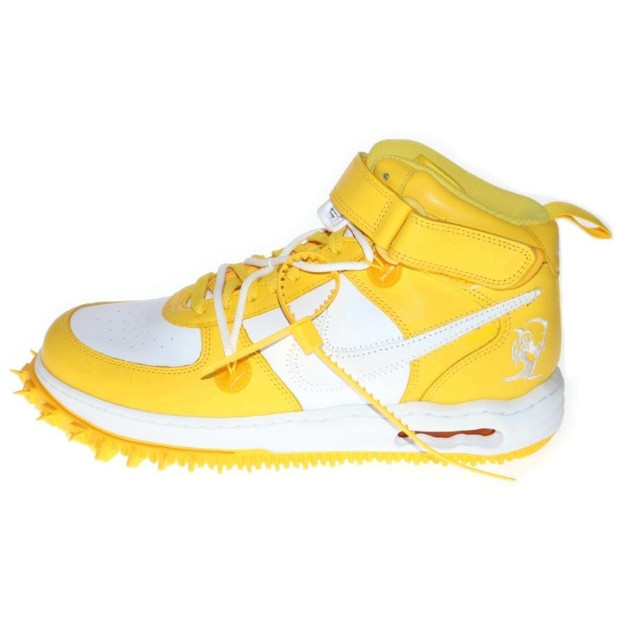新品タグ付✨ Off-White × Nike エアフォース1 ミッド 26cm エア フォース 1 NIKE AIR FORCE MID SP LTHR OFF-WHITE white/wht
