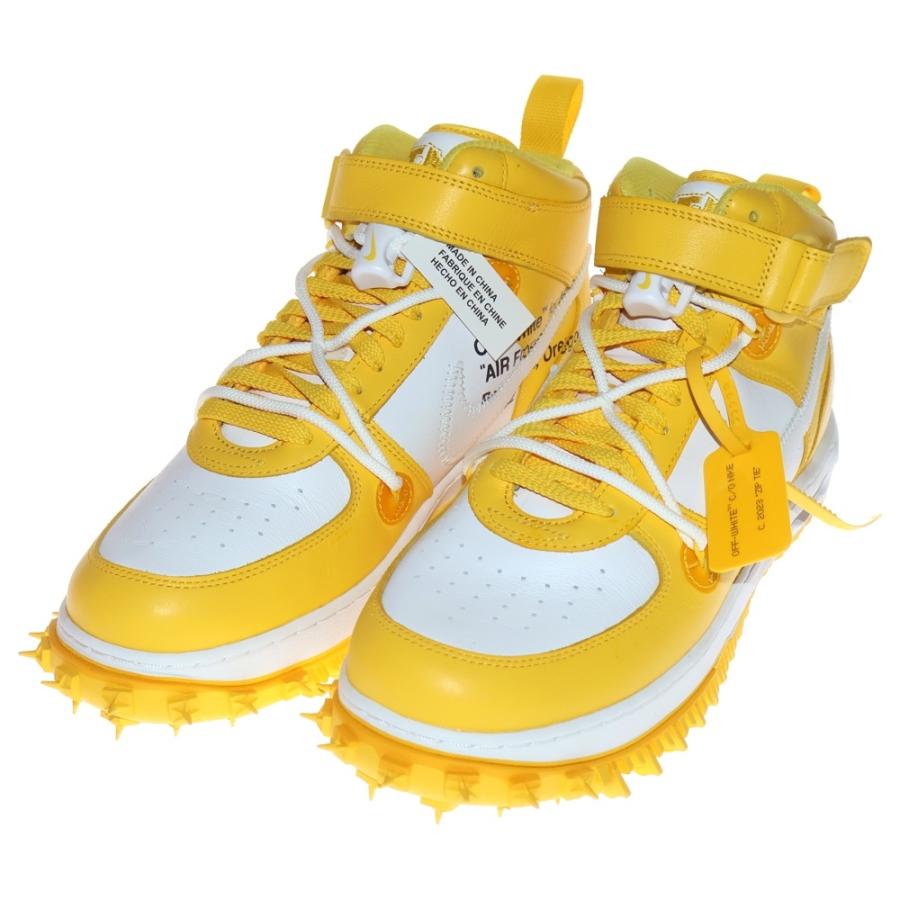 NIKE ナイキ ×OFF-WHITE AIR FORCE 1 MID SP LTHR オフホワイト エア