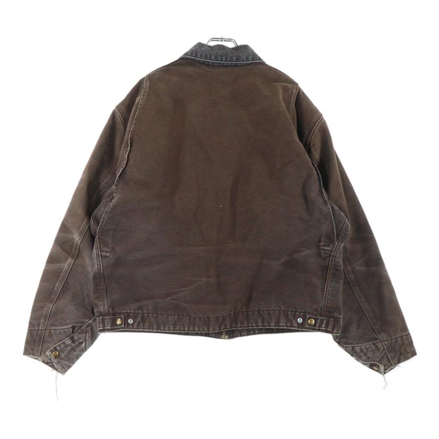 00s Carhartt カーハート デトロイトジャケット YYJ97 ブラウン Carhartt（カーハート） 00s DETROIT JACKET デトロイト 裏地チェック