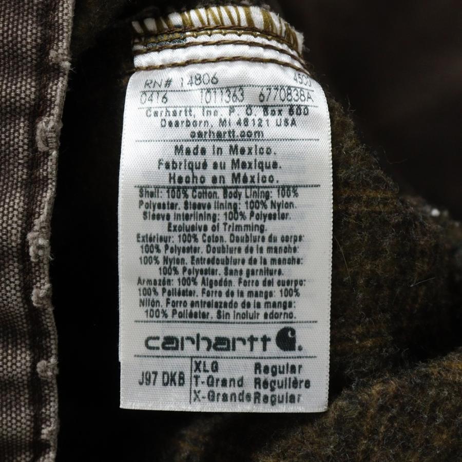 Carhartt（カーハート） 00s DETROIT JACKET デトロイト 裏地チェック
