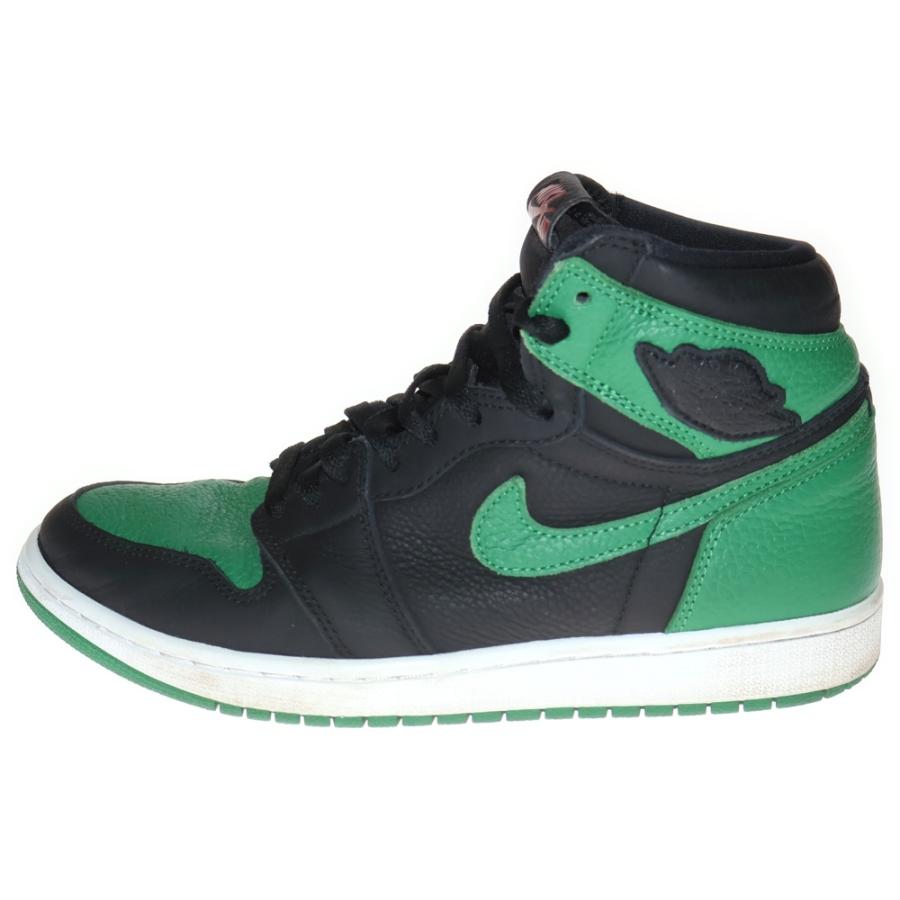 【中古】ナイキ NIKE AIR JORDAN 1RETRO HIGH OG PINE GREEN 2020 エアジョーダン1 ハイ 555088-030 ▲■ 250409 NIKE（ナイキ） AIR JORDAN 1 RETRO HIGH OG PINE GREEN 2020 エア