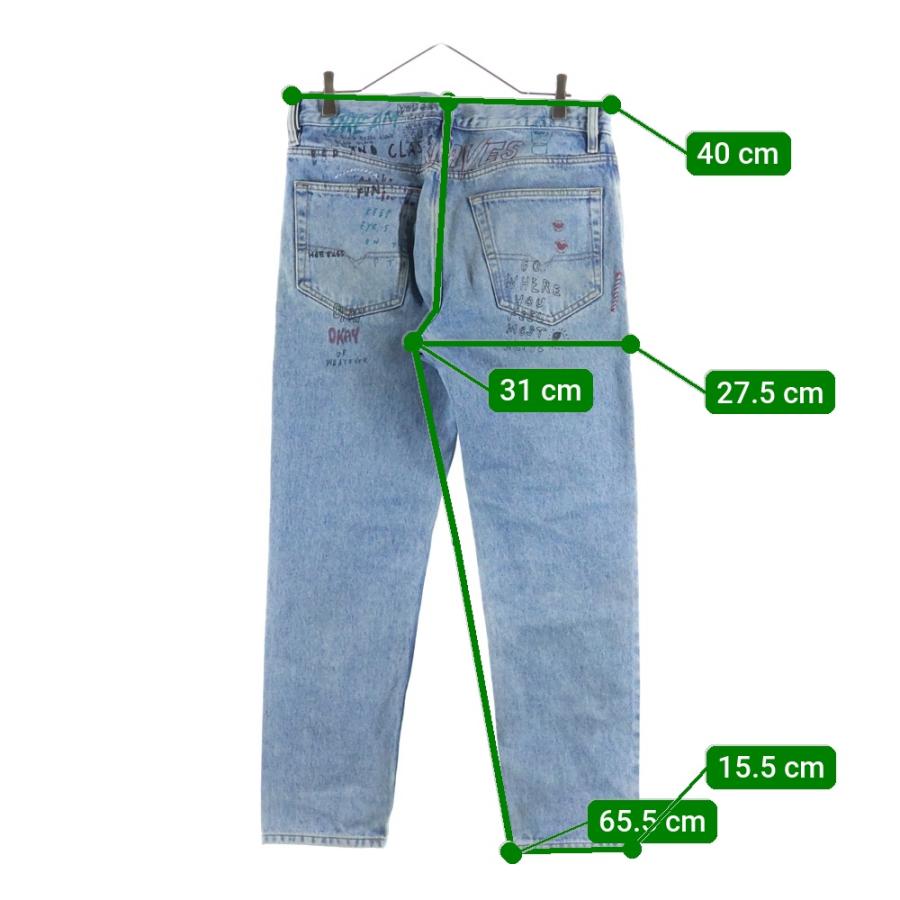 DIESEL（ディーゼル） MHARKY アート ペイント デニムパンツ