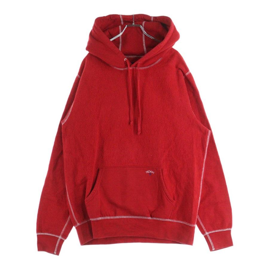 NOAH ノア ロゴ刺繍 インサイドアウト プルオーバーパーカー