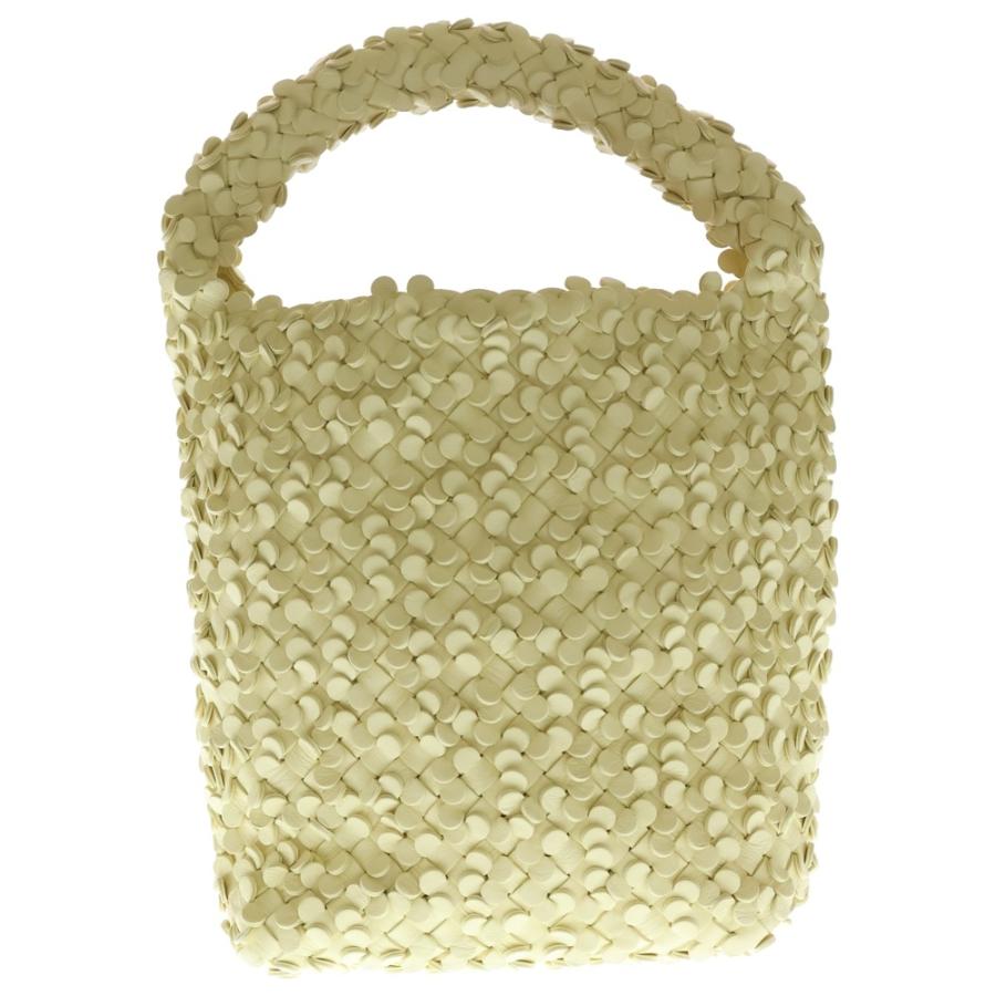 BOTTEGA VENETA ボッテガヴェネタ 23AW Small Cabat Bucket スモース カバ バケット ラムスキン レザースパンコール ポーチ付き トートバッグ イエロー BOTTEGA VENETA（ボッテガ・ヴェネタ） 23AW Small Cabat Bucket