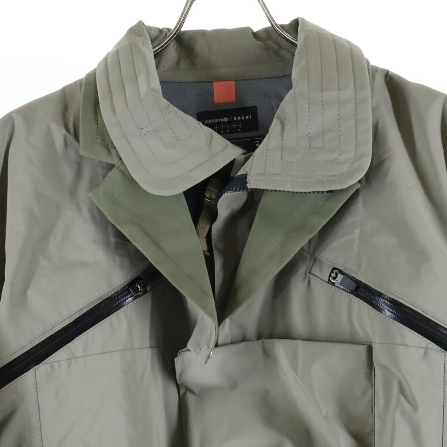 sacai サカイ 22SS ボタンダウンシャツ ベージュ サイズ3 sacai（サカイ） 22SS ×ACRONYM TRENCH COAT アクロニウム ドッキング