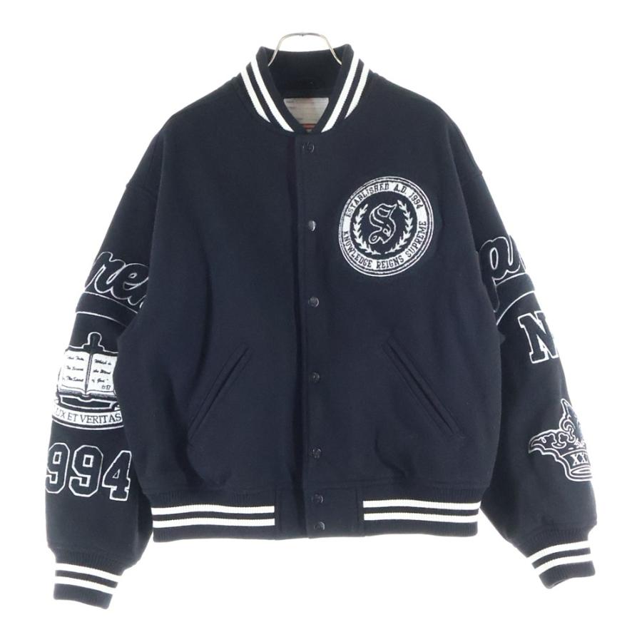supreme 24AW スタジャン黒 M Supreme（シュプリーム） 24AW Veritas Varsity Jacket バーシティ