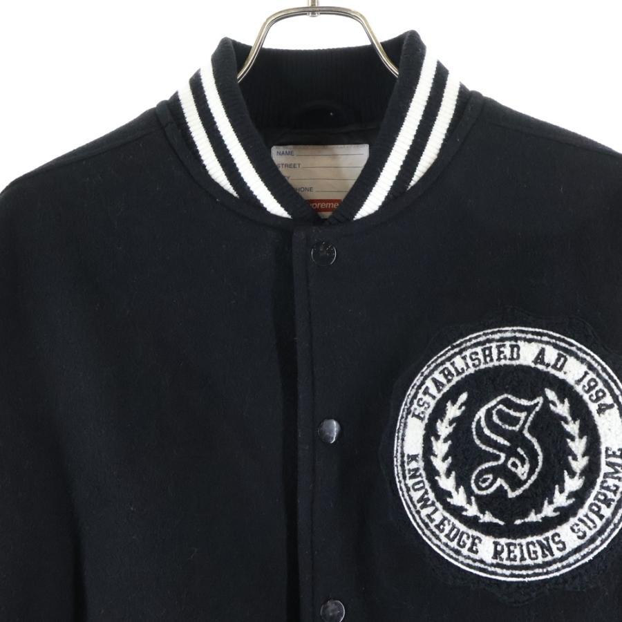 supreme 24AW スタジャン黒 M Supreme（シュプリーム） 24AW Veritas Varsity Jacket バーシティ