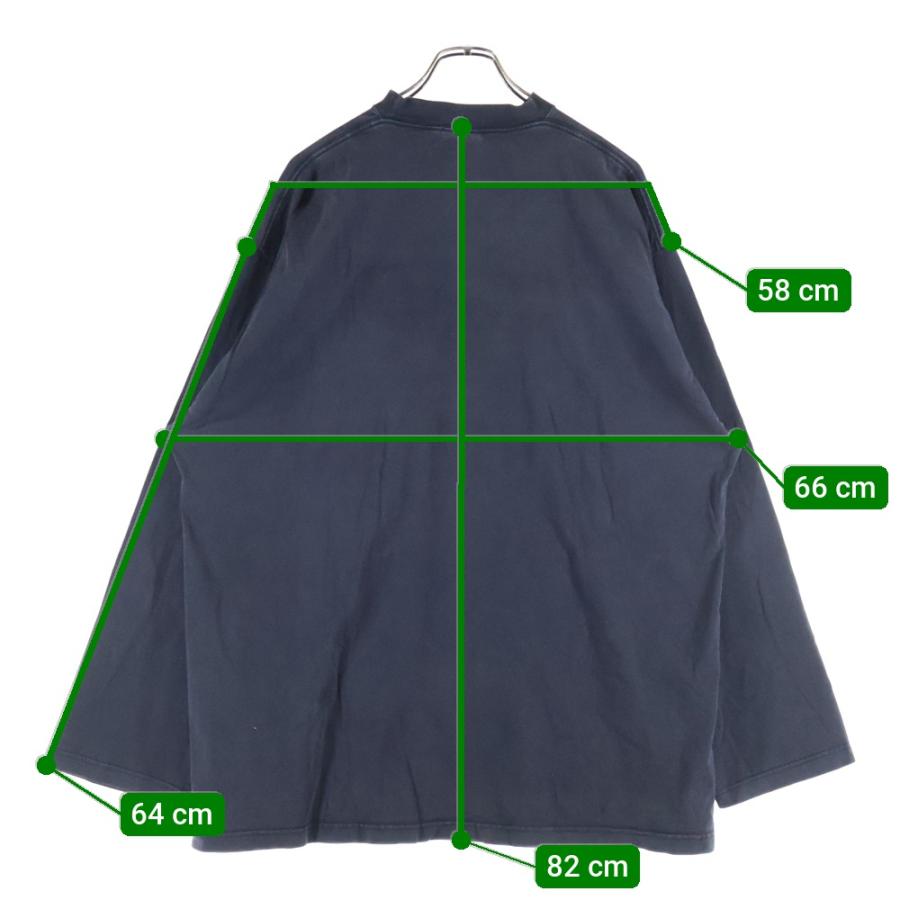 BALENCIAGA（バレンシアガ） 22AW XXXL LOGO EMBROIDED L/S Tee ロゴ