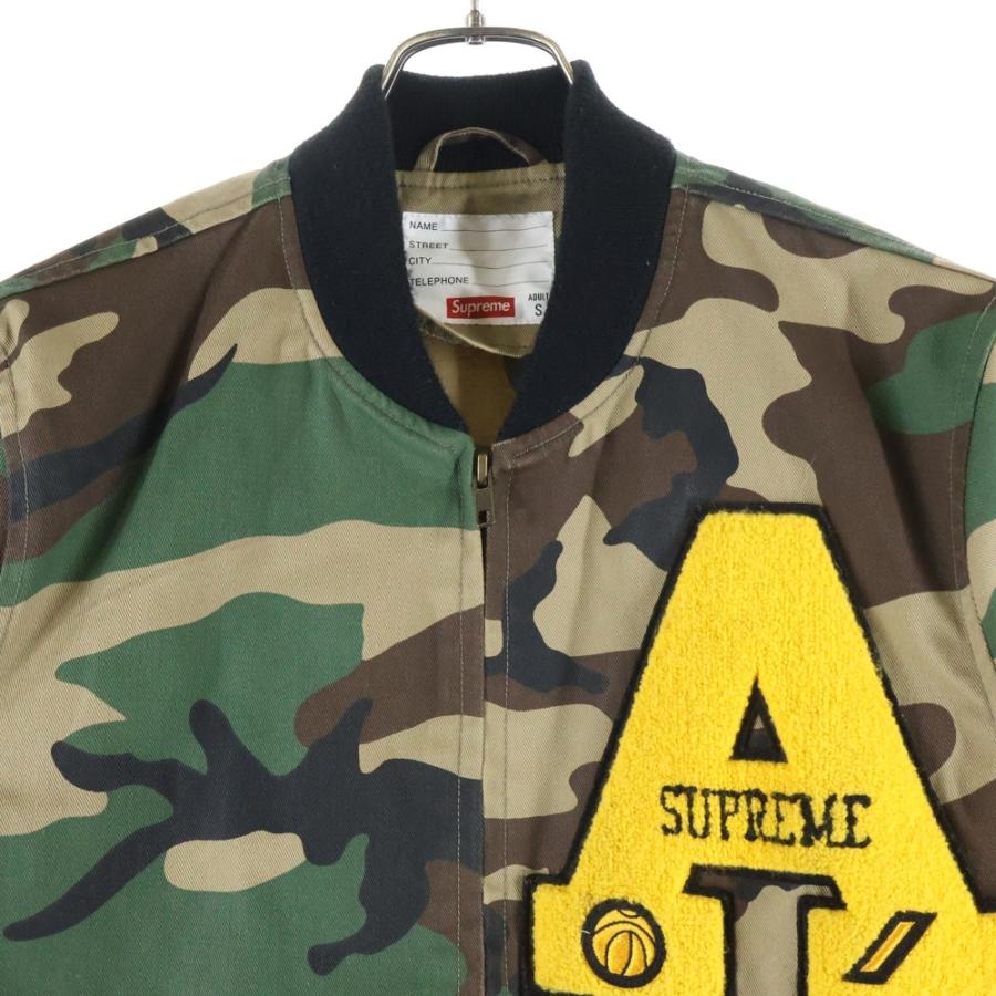 Supreme（シュプリーム） 13SS Cadet Varsity Camo Letterman Jacket