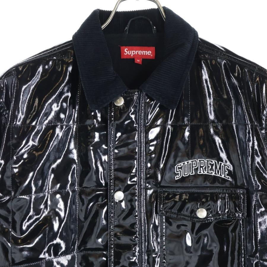 Supreme（シュプリーム） 18SS Quilted Patent Vinyl Work Jacket