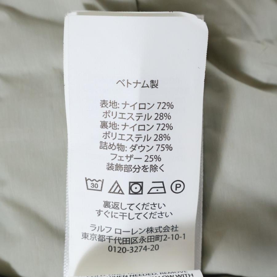 【タグ付き✨】ポロラルフローレン　ベスト　中綿　パッカブル　グレー　ポニー刺繍 RALPH LAUREN ラルフローレン ポニー刺繍 中綿 ナイロンベスト