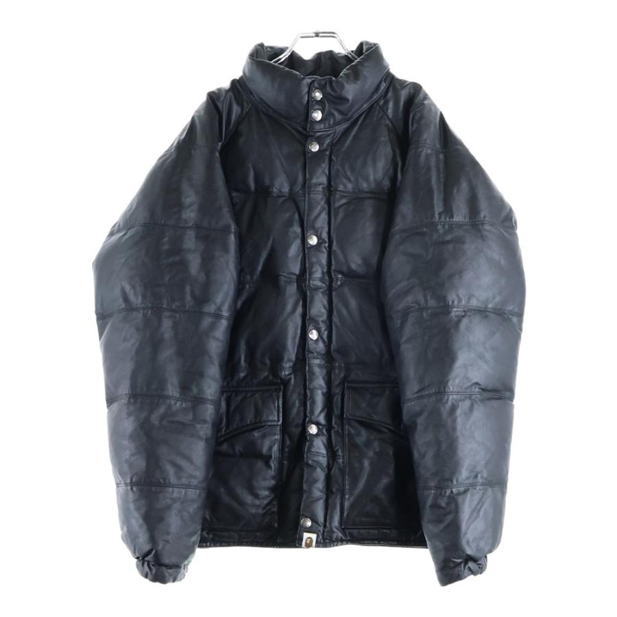 A BATHING APE（アベイシングエイプ） 00s LEATHER CLASSIC DOWN
