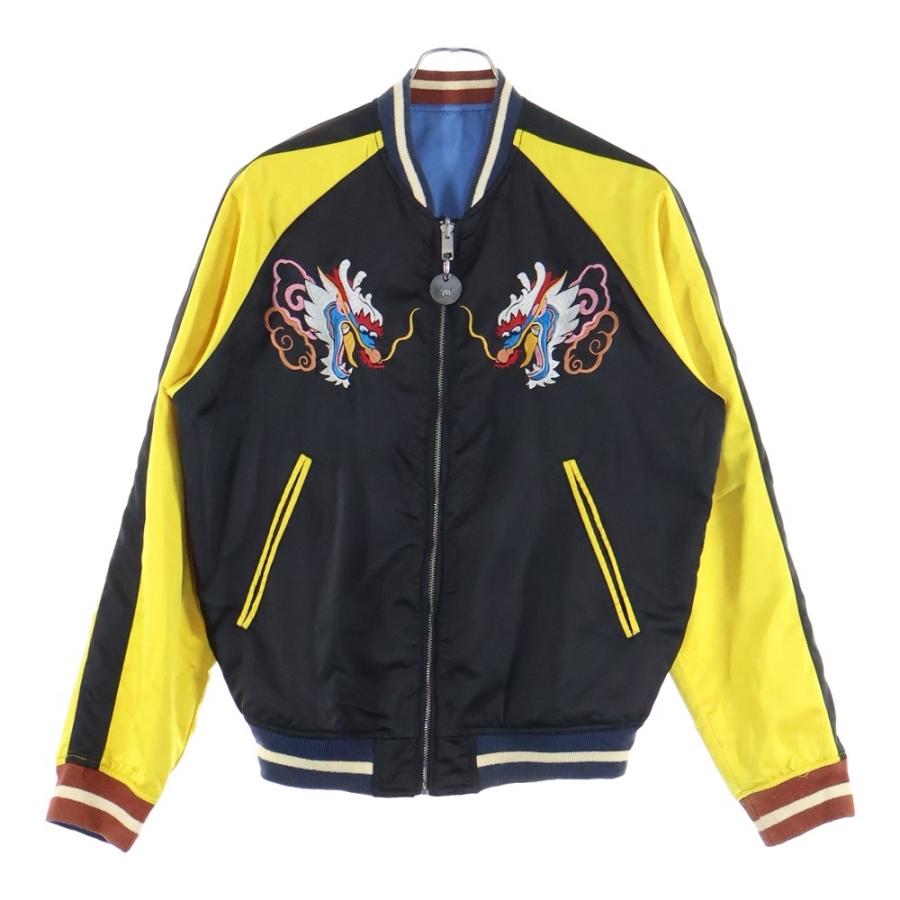 DIESEL（ディーゼル） サテン生地 龍刺繍 リバーシブル スーベニア