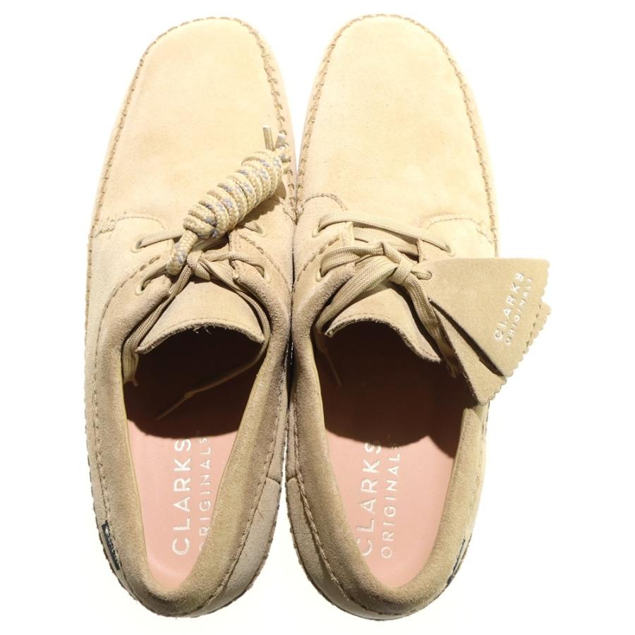 Clarks クラークス Weaver　GORE-TEX ベージュ Clarks（クラークス） Weaver GTX ワラビー ゴアテックス ローカット