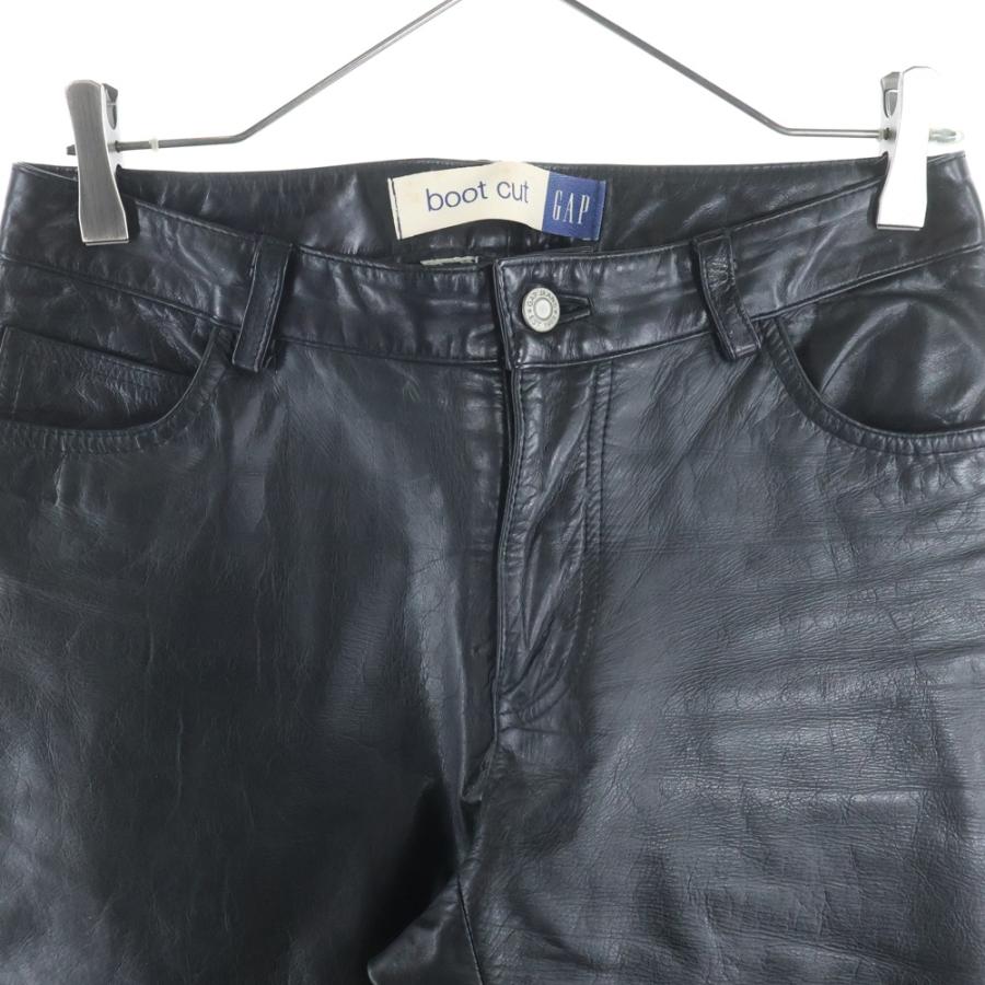 GAP ブーツカット　レザーパンツ GAP（ギャップ） OLD BOOTS CUT LEATHER PANTS ブーツカット レザー