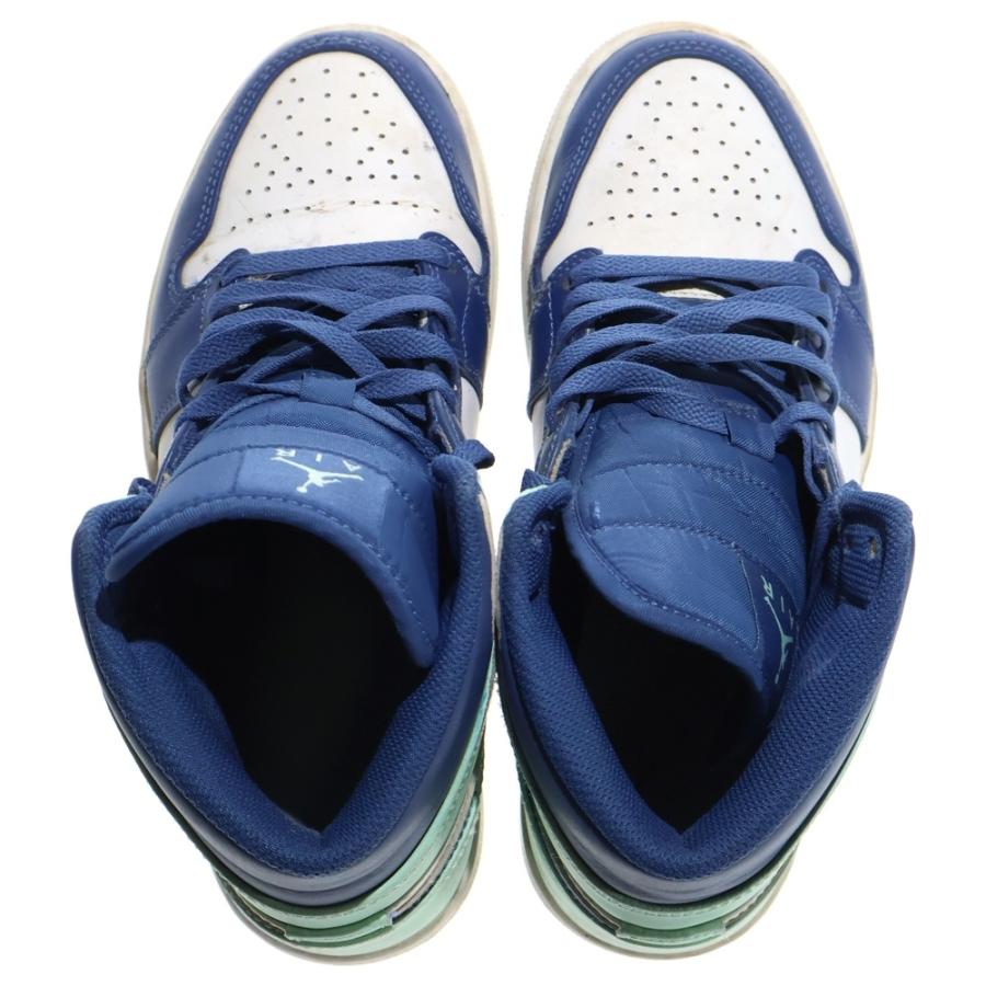 NIKE / ナイキ | AIR JORDAN 1 MID 554724-415 エアジョーダン ミッド スニーカー | 27.5 | ブルー | メンズ NIKE（ナイキ） AIR JORDAN 1 MID BLUE MINT エアジョーダン 1 ブルー