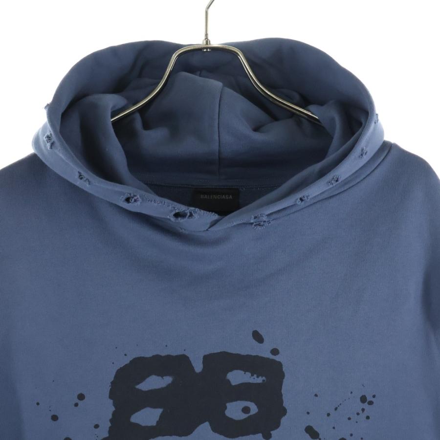 BALENCIAGA（バレンシアガ） 22AW Print Logo PullOver Hoodie
