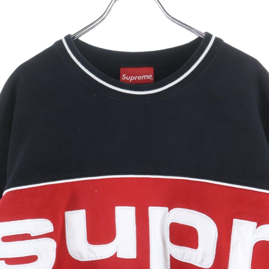 Supreme（シュプリーム） 19AW Piping Crewneck パイピング ロゴ 