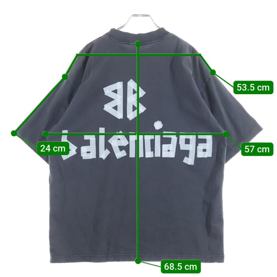 BALENCIAGA（バレンシアガ） 23SS Tape Type Medium Fit Tee テープ
