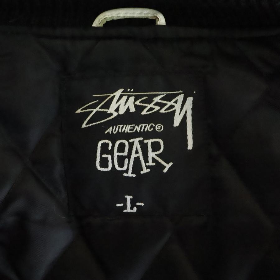 STUSSY AUTHENTIC ２５周年 希少ナイロンジャンバー 　美品 STUSSY 【men4957M】 00's ステューシー Authentic GEAR 25周年記念