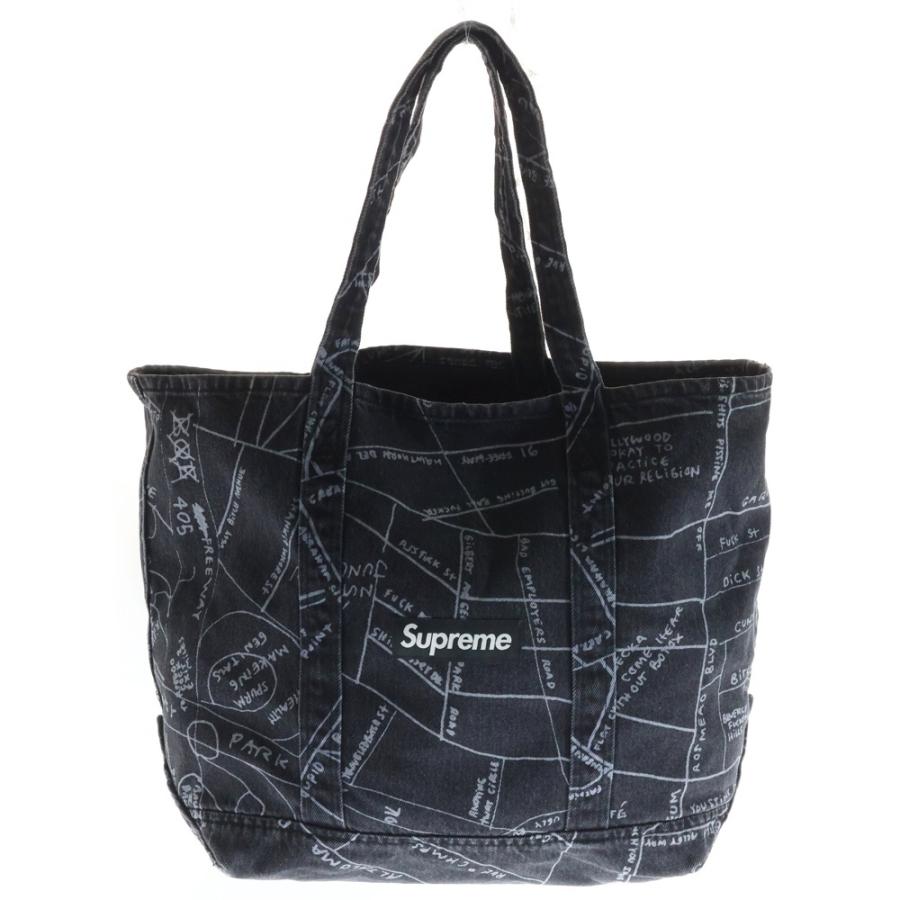 Supreme（シュプリーム） 19SS × Gonz Map Denim Tote ゴンズ マーク