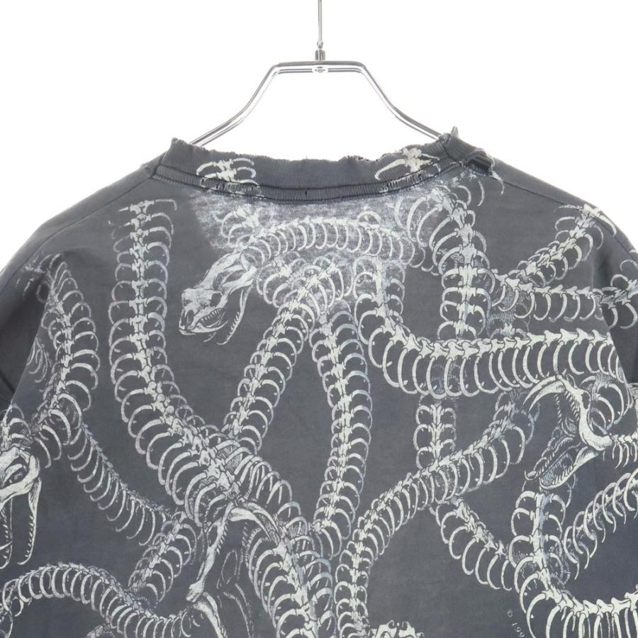 ヴィンテージ 90s Liquid Blue Medusa Skull Tee リキッドブルー 