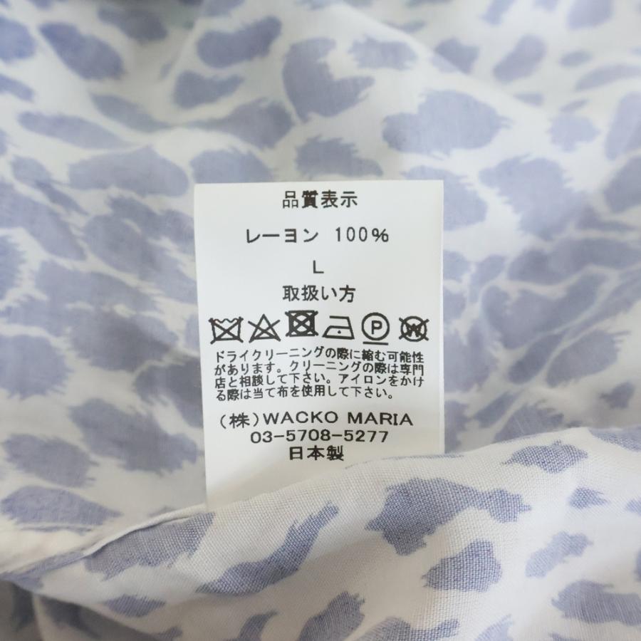 WACKO MARIA（ワコマリア） 23SS Leopard Open Collar Shit レオパード