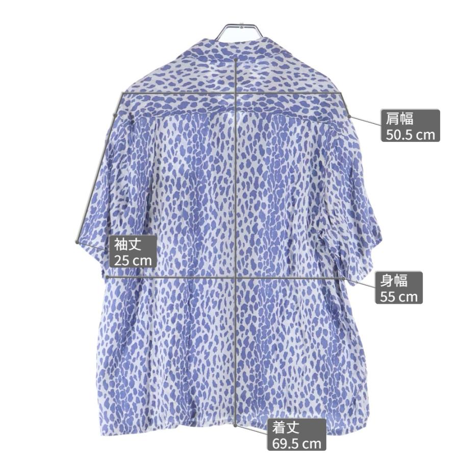 WACKO MARIA（ワコマリア） 23SS Leopard Open Collar Shit レオパード