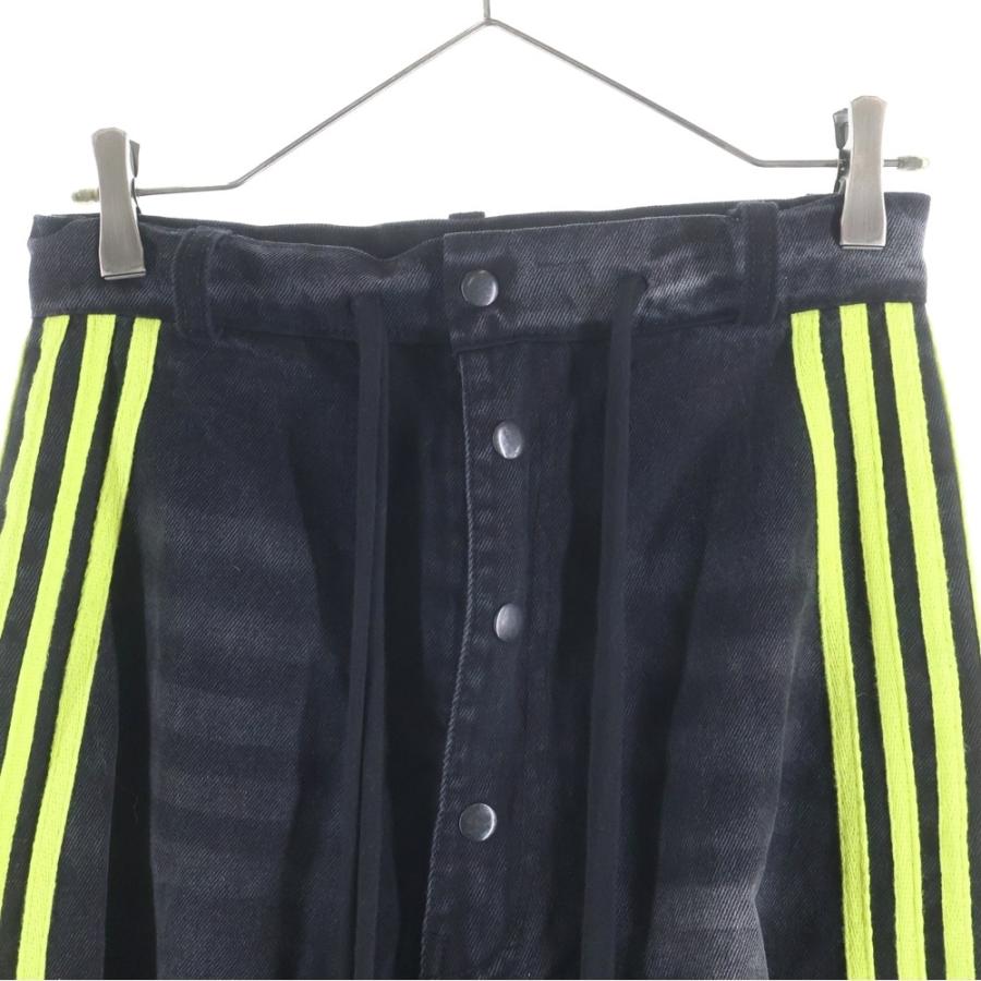 YORI SPORT ヨリ スポーツ 5STRIPE DENIM ダメージ加工 サイド